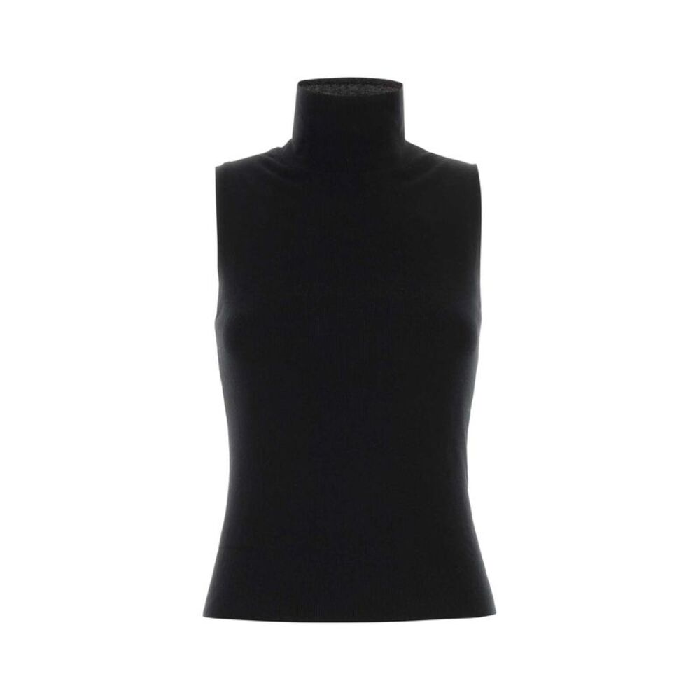 Extreme Cashmere Women Black Cotton Blend Nâ°502 Vest